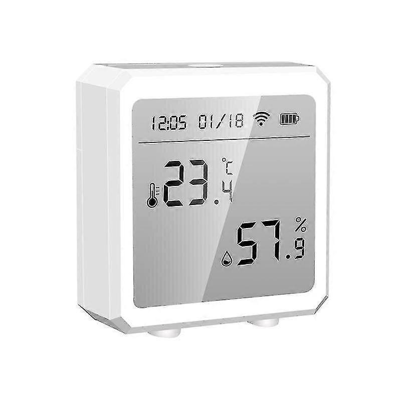 Wireless Wifi Hygrometer Smart Life Thermometer Detector Voice Control Tuya Smart Temperature