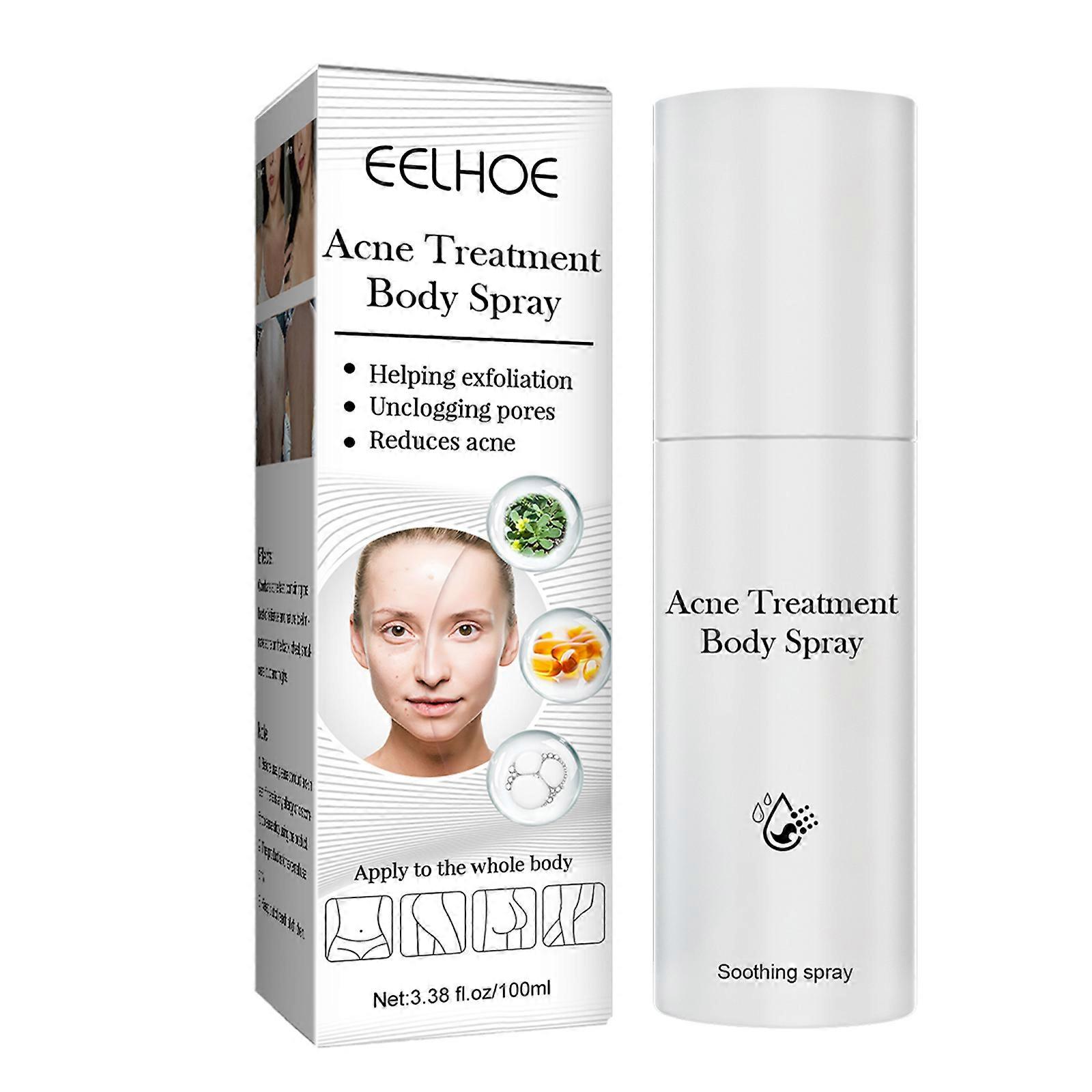 Body Acne Remove Spray Refreshing Oil Control And Shrink Pores for Face & Body