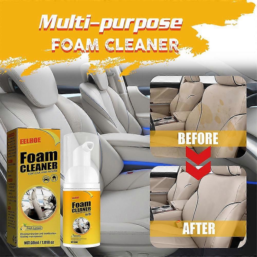 1-3pcs -purpose Foam Car Seat Carpet Interior Home Cleaning Foam