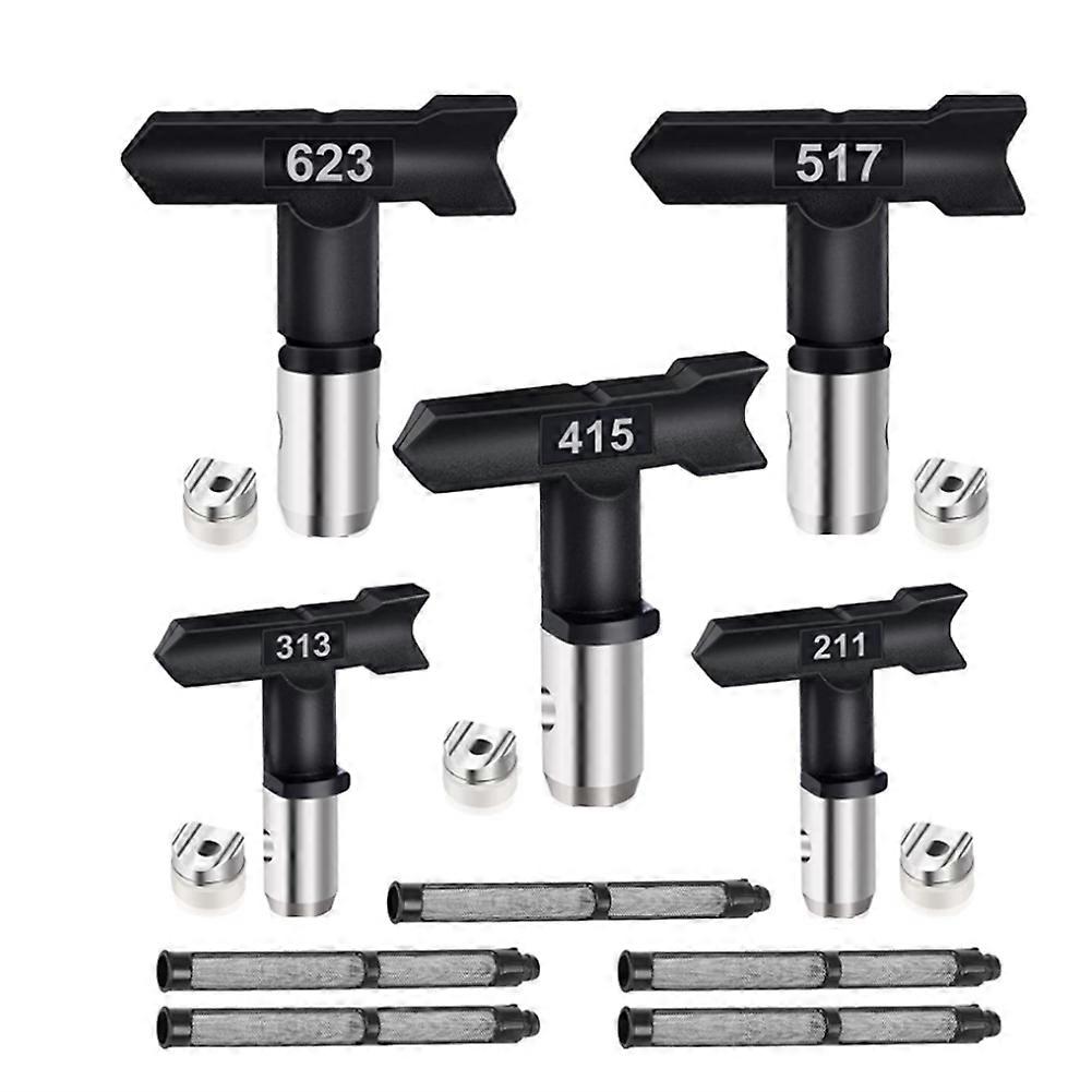 Spray Tips, Reversible Spray Tip Airless with Sprayer Contractor Filter Sprayer Nozzles for Airless