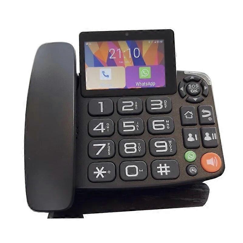 Fixed Wireless landline 4G SIM network video phone universal elderly WIFI Touch Screen video Telephone home office Android LTE
