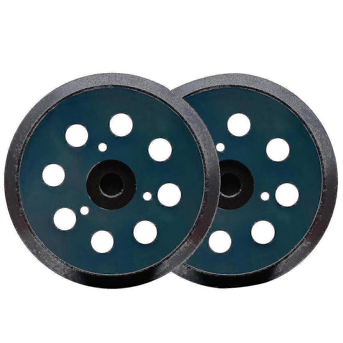 2 Pack 5 Inch Dia 8 Hole Hook And Loop Replacement Sander Pad Track Sander Sanding Backing Pad