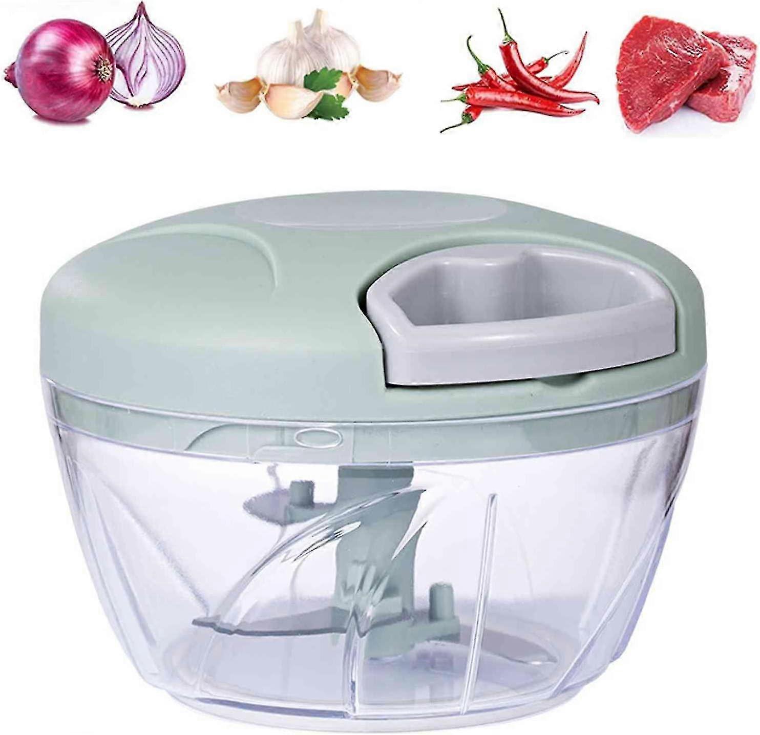 Manual Multi-chopper,manual Onion Chopper ,garlic Chopper (green)