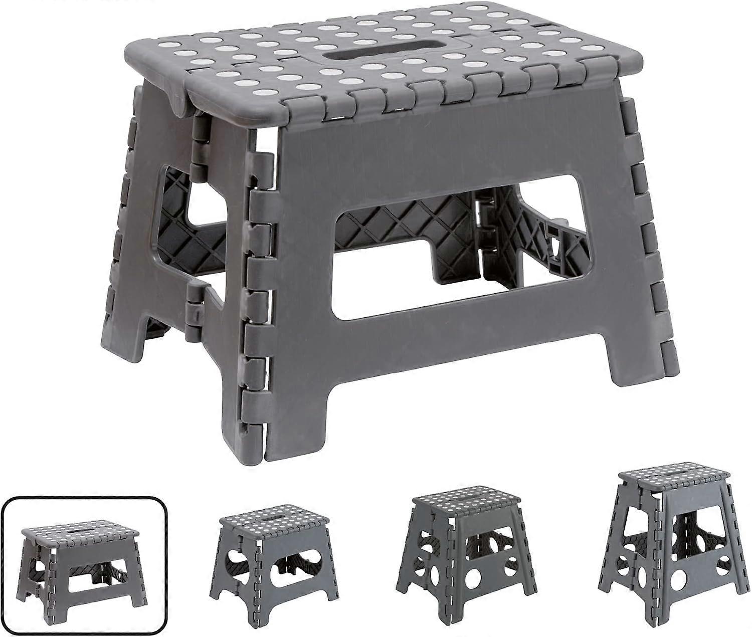 Folding step stools - Step stool for adults and children - Folding step stool for children - Kitchen, bathroom stools, height 22 cm -