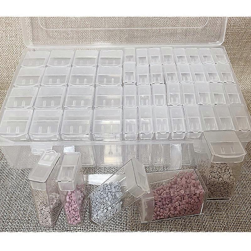 64 Slots Plastic Seed Storage Box, Seed Storage Box 34.5*21.3*4.7CM