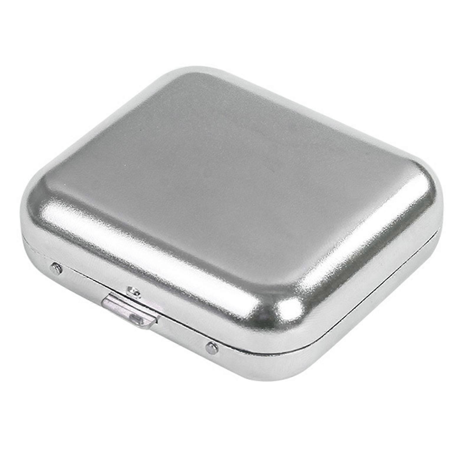 Mini Ashtray Lightweight Portable Square Ashtray Heat-resistant Metal Ash Tray for Home Travel Outdoor
