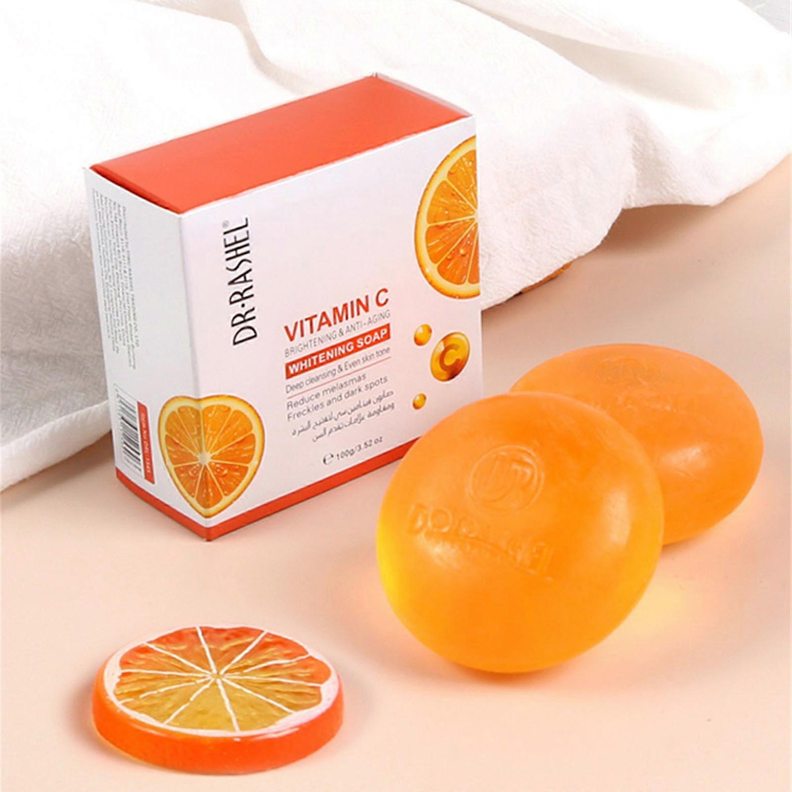 Vit C Whitening Soap, Natural Soap With  Vit C, For Face & Body Exfoliate Moisturizing Whitening Care ,Natural Soap With  Vit C