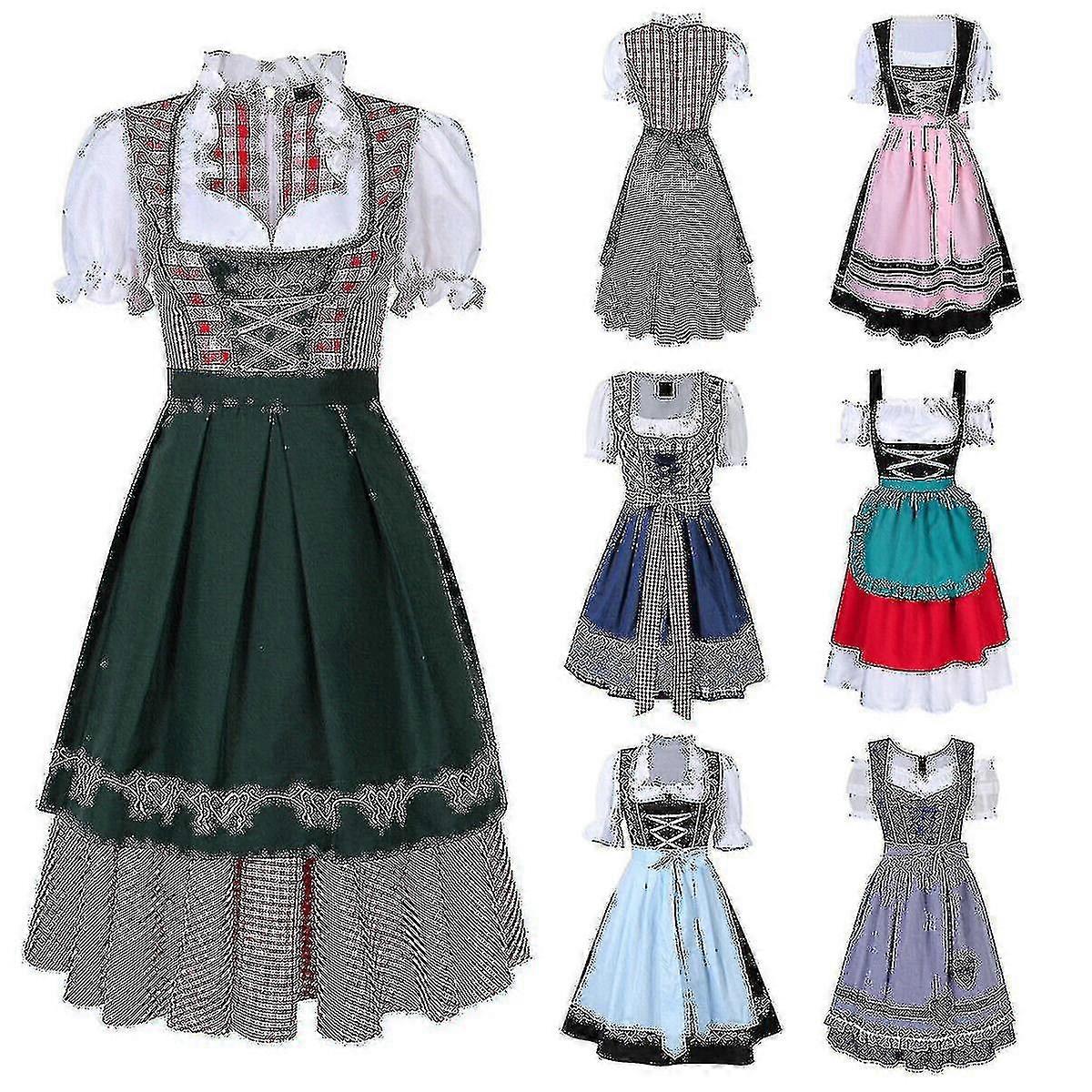 Oktoberfest Costume Outfit For Adult Women German Oktoberfest Costume