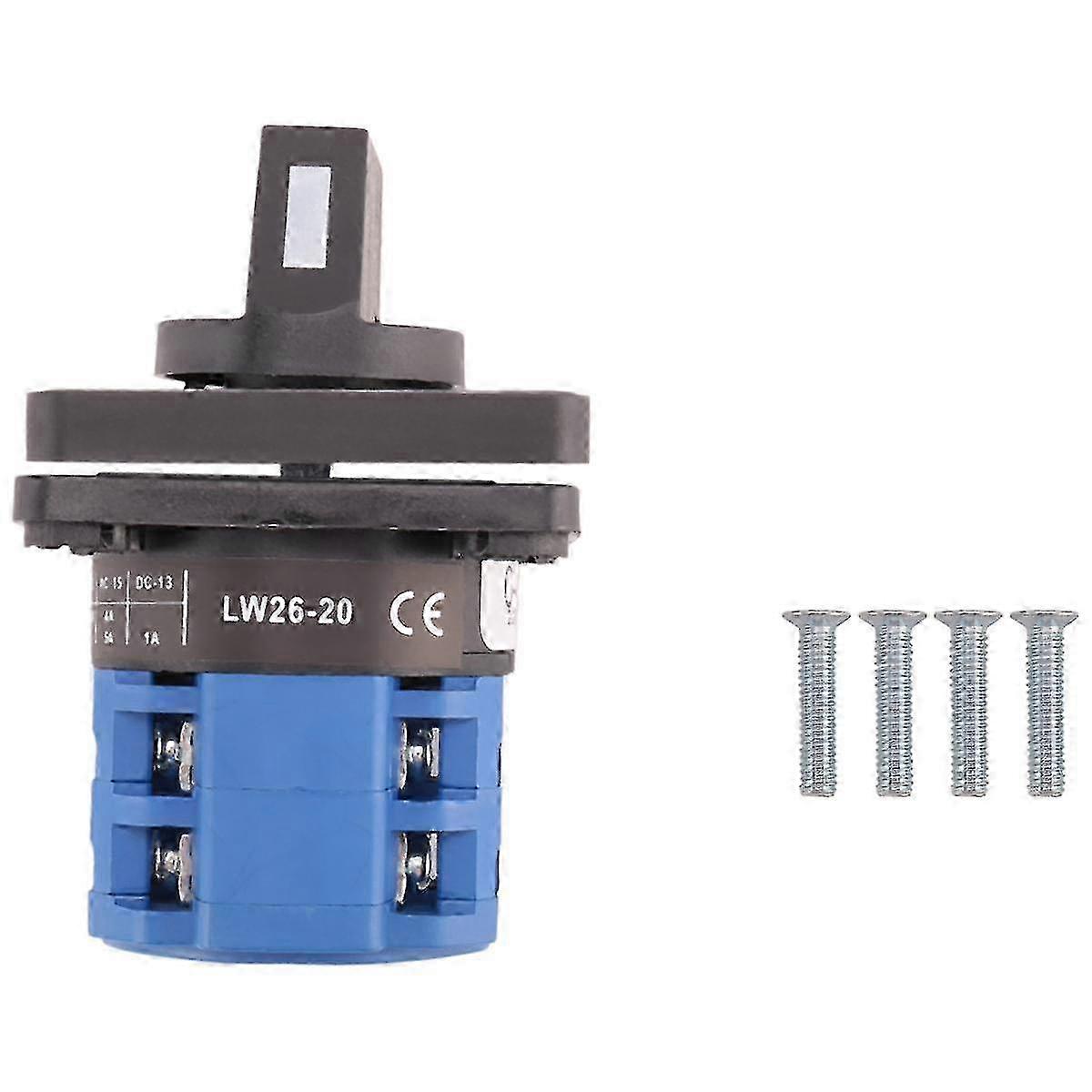 Universal 8 Terminals 5 Postions Master Control Rotary Cam Switch 20A