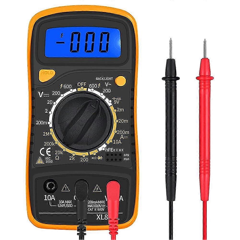 Digital Multimeter Voltmeter Tester Multi Meter Backlight Lcd Measurement Tool Electronic Test Mete