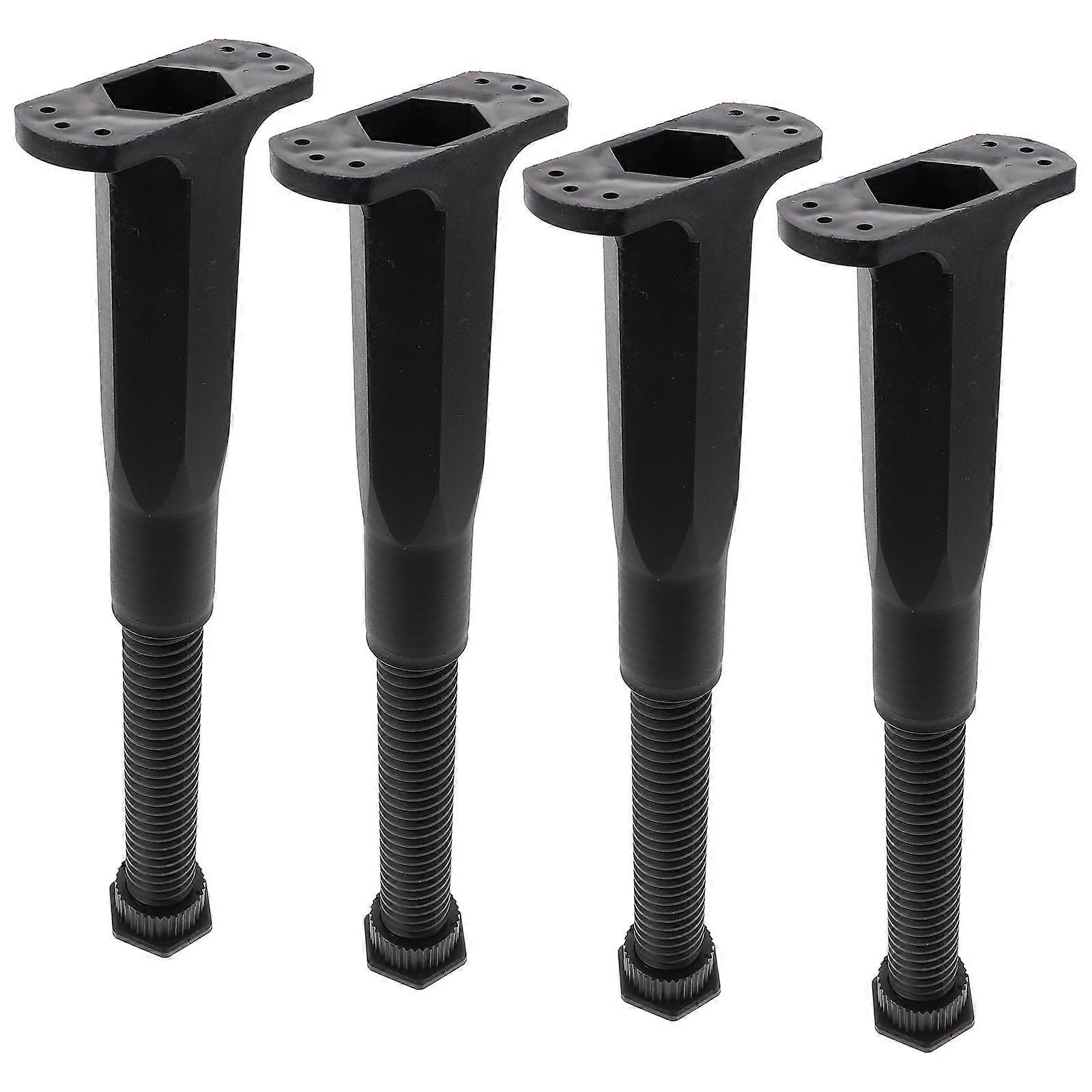 4pcs Adjustable Height Center Support Leg for Bed Frame Bed Support Legs