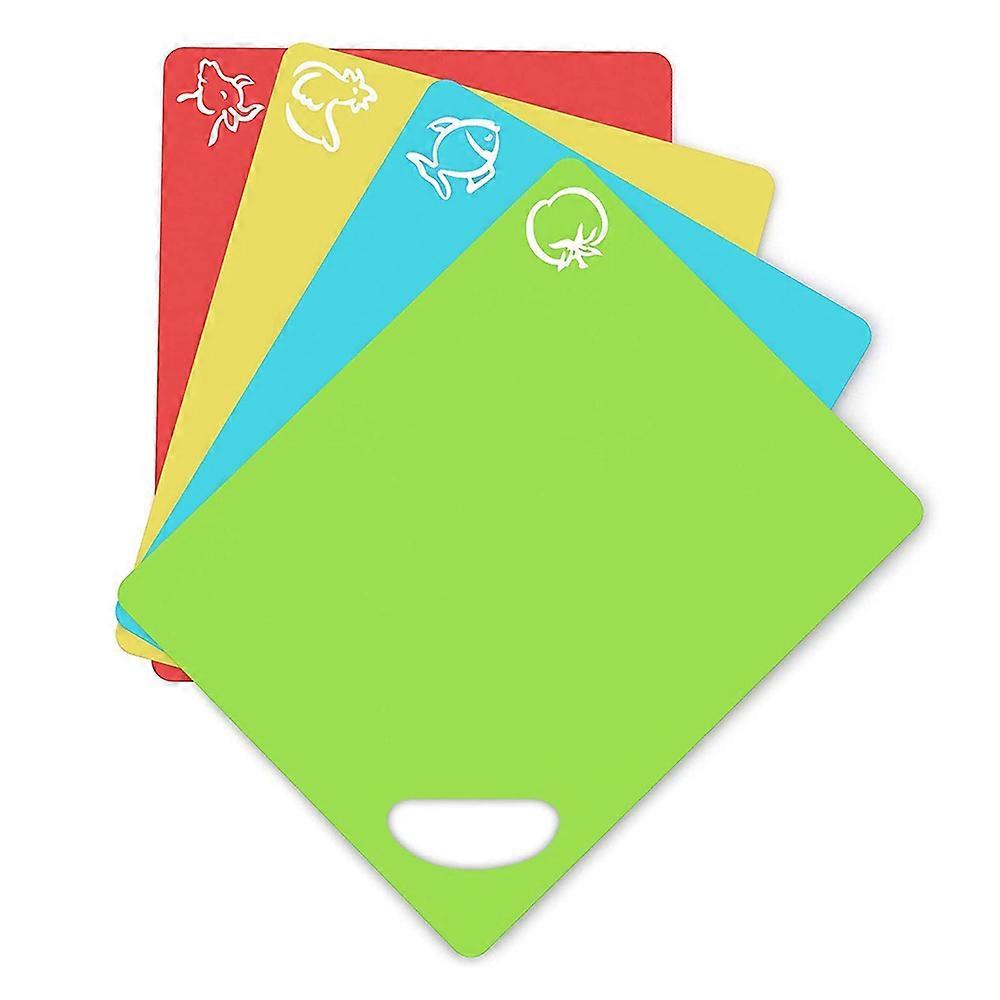 Kitchen Plastic Cutting Board - Bended, Classified, Thin Cut, Multi-Function