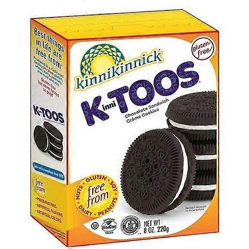 Kinnikinnick C Hocolate Sandwich Cream Cookies ,8 Oz(Case Of 6)