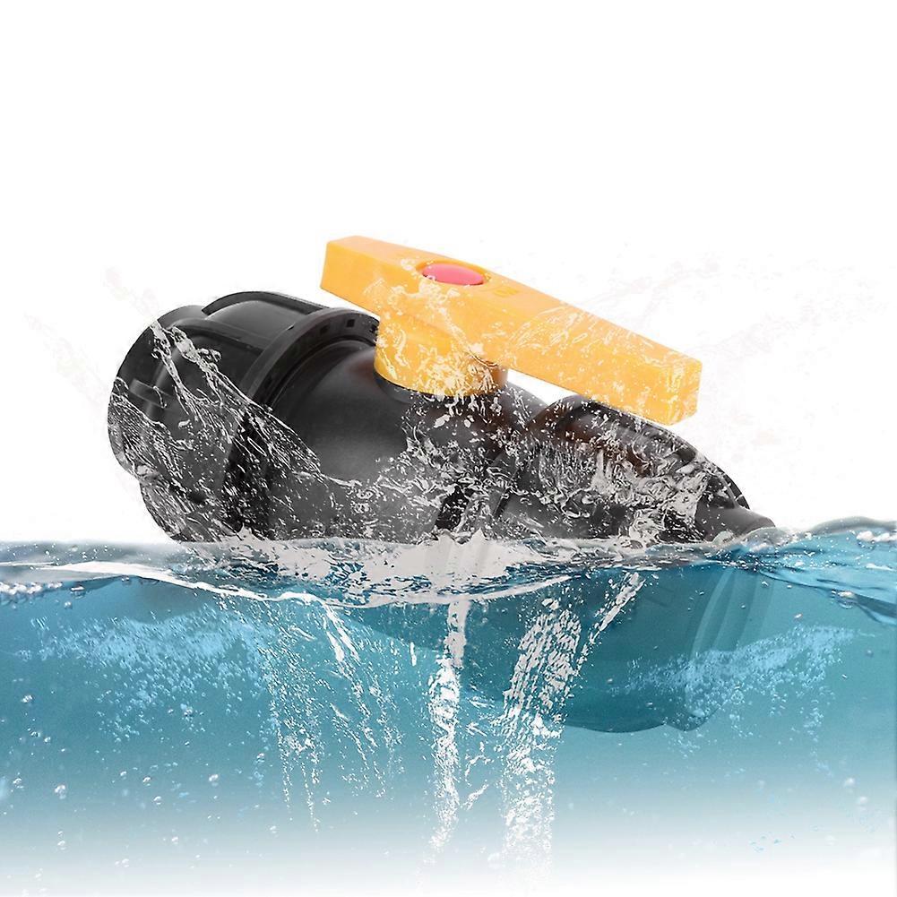 50mm PE Plastic Ball Valve Connector for Water Pipe Fitting