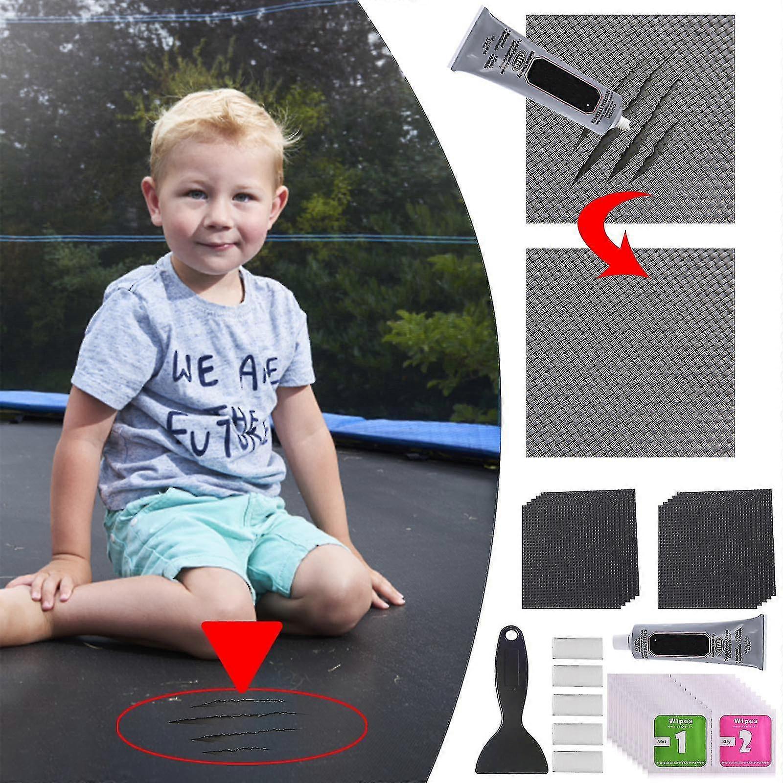 Trampoline Patch Repair Kit Holes Or Tears In Mats 1Mlfloor Cleaner Floor Carpet Freshener Powder High Pressure Bathroom Accessories Bleach Liquid Sho