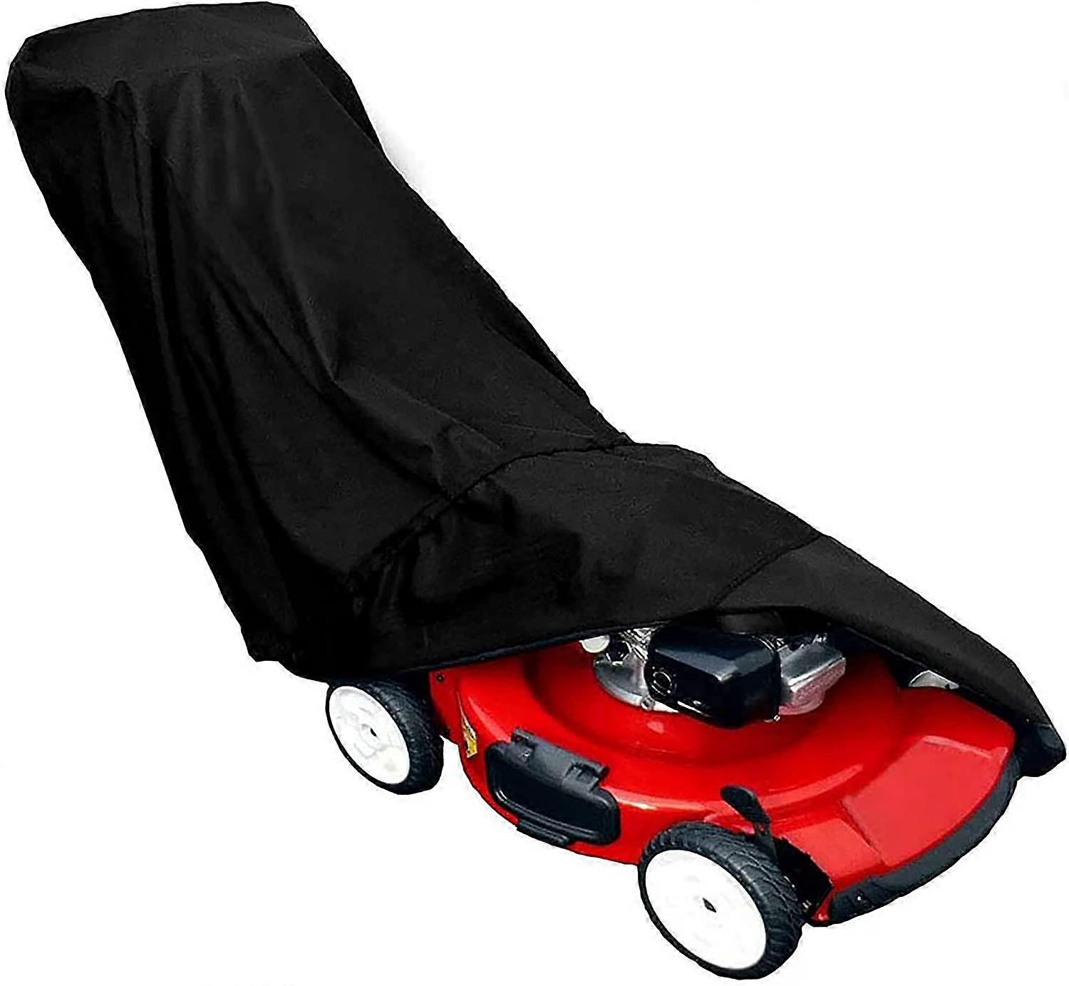 Lawn Mower Cover,Waterproof Heavy Duty Push Mower Covers,Dust UV Protection,Secure Draw String