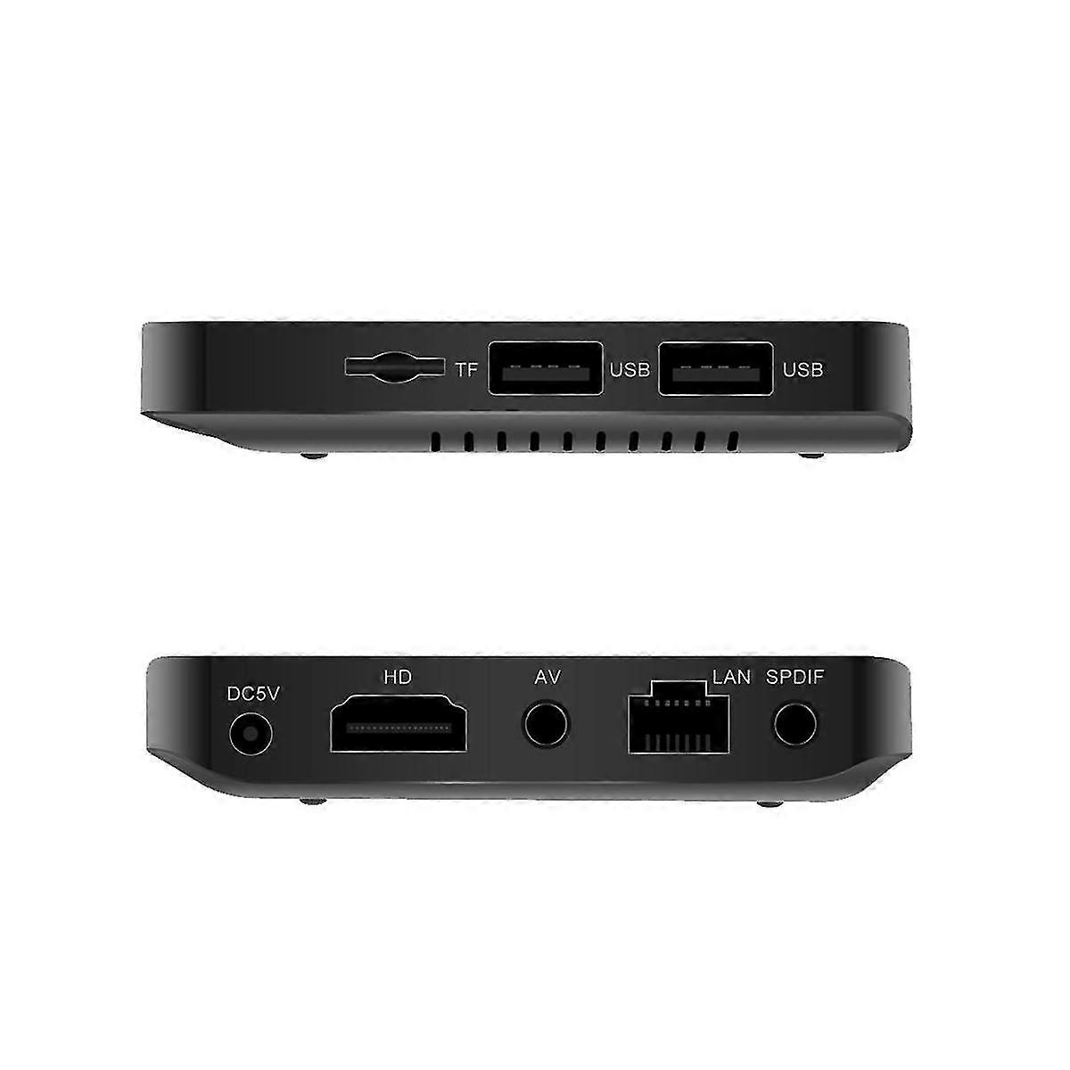 Q96 Mini Smart Tv Box 4k Set Top Box 1gb+8gb Core Android Tv Set Top Box Network Tv Player Us Plug