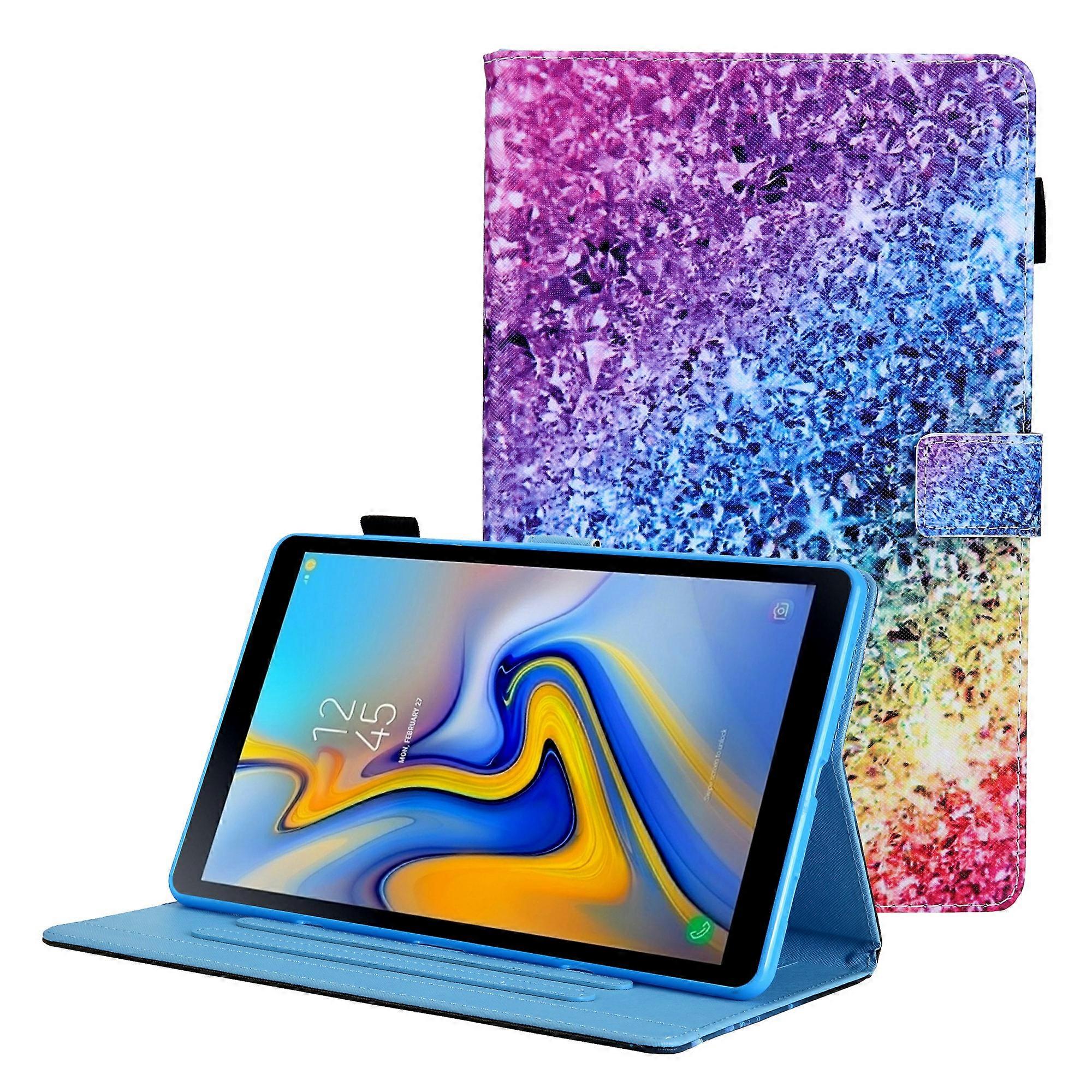 Pattern Printing Full Protection Stand Card Slots Leather Protective Tablet Case Shell for Samsung Galaxy Tab A8 10.5 2021 SM-X200/X205