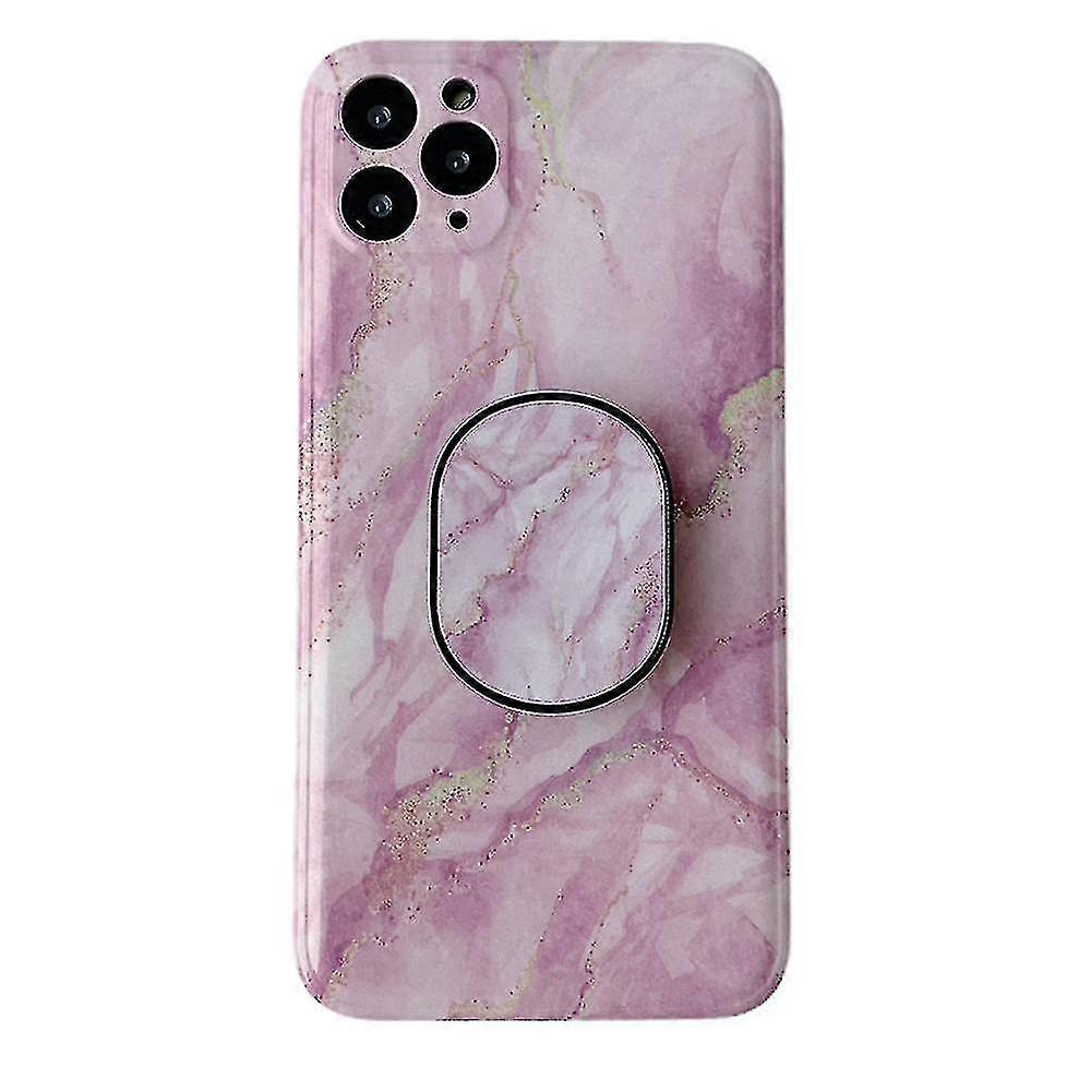 New Shock Proof Marble Pattern Silicone Case+holder Iphone 78plus