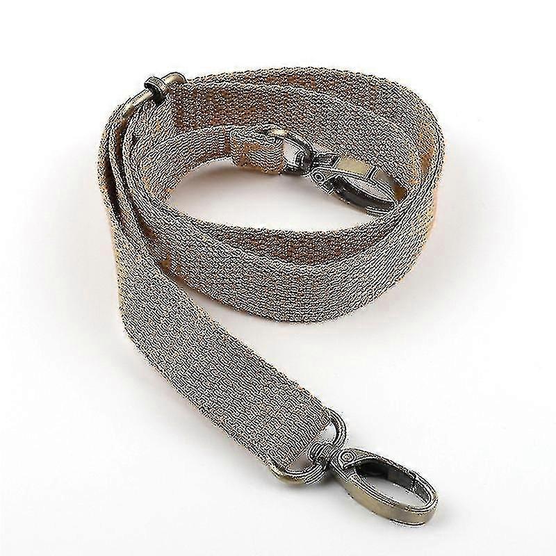 Adjustable Handbag Shoulder Strap Replacement With Metal Swivel Hooks,khaki