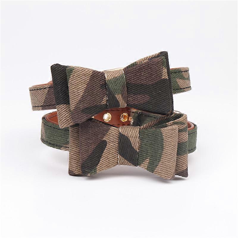 Camouflage Stylish PU Pet Collar for Dog