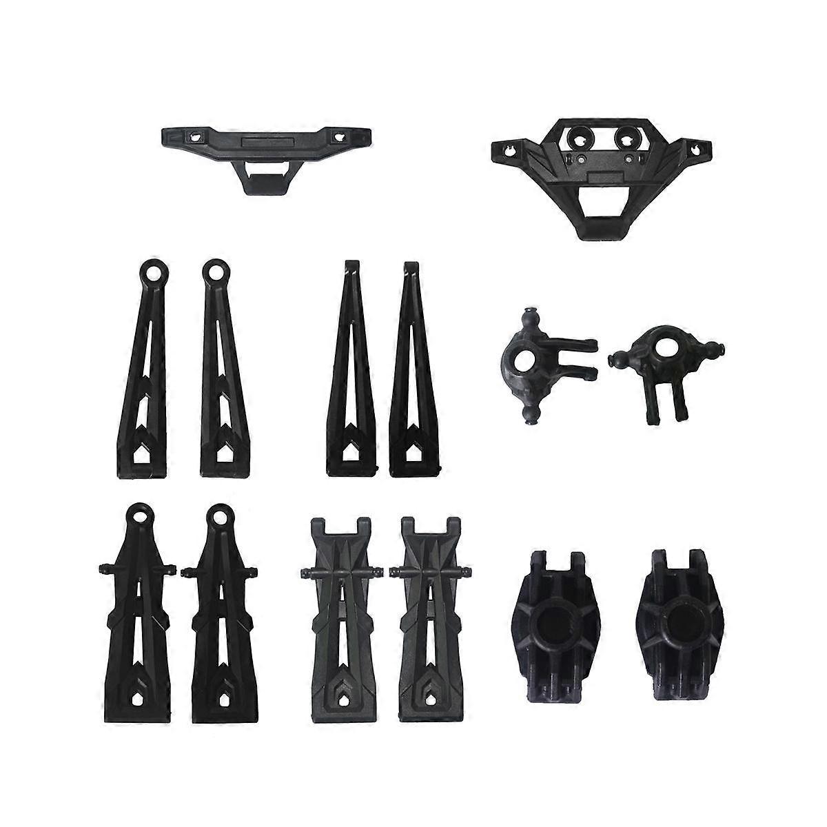 14 Pcs Front Rear Upper Lower Swing Arm Streening Cup Bumper for Legend 1/10 RC Car Spare Parts Acc