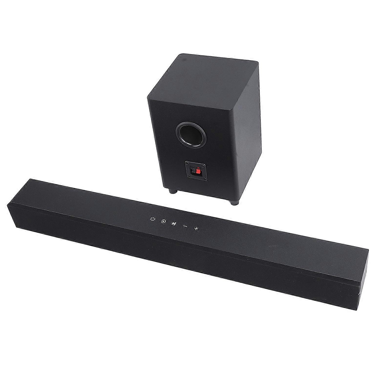 Soundbar with Subwoofer Remote Control Wireless Bluetooth 5.0 Surround Sound System for Home Theater TV EU Plug 