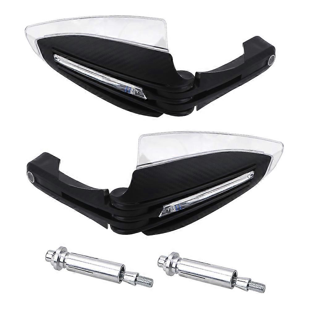 Motorcycle Hand Guard Cover With LED Turn Signal Light Accessories Universal For Handlebar 22mm Outer or 15-17mm Inner Diameter
