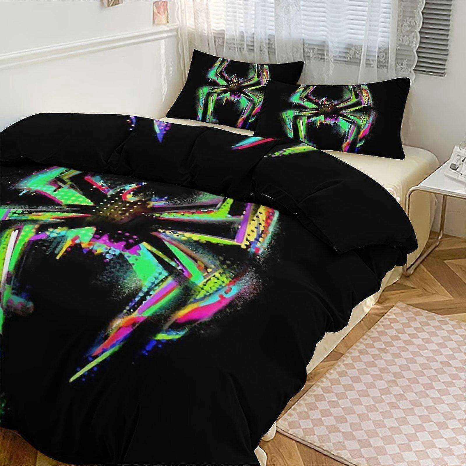 o514 Lençóis Spidean Bedding Se para Crianças Homens Mulheres Tamanho Twin Conjunto de Edredom 3s Edredom Se Capa de Edredom e Fronhas- (1 Capa de Edredom e 2 P