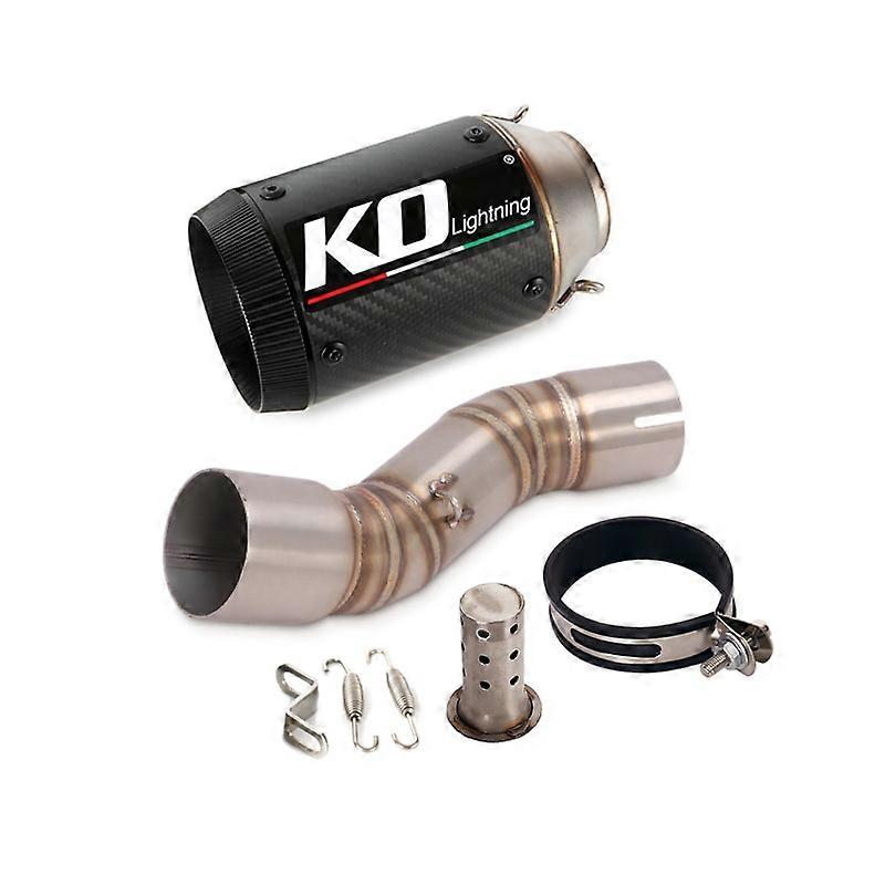 Motorcycle Exhaust System For CFMOTO CLX-700 Clx700 2020 2021 2022 Mid Pipe Without DB Killer 51mm Middle Link Stainless Steel