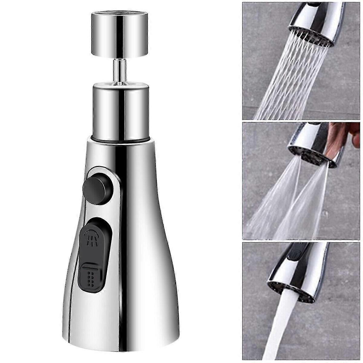 Faucet Tap Kit Sink 360 Swivel Replacement Extender Nozzle