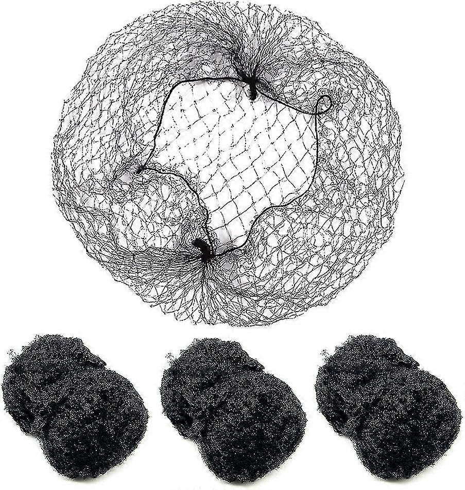 Hairnet Bun, 100 Pieces Invisible Hairnets, 20 Inch Mesh For Women