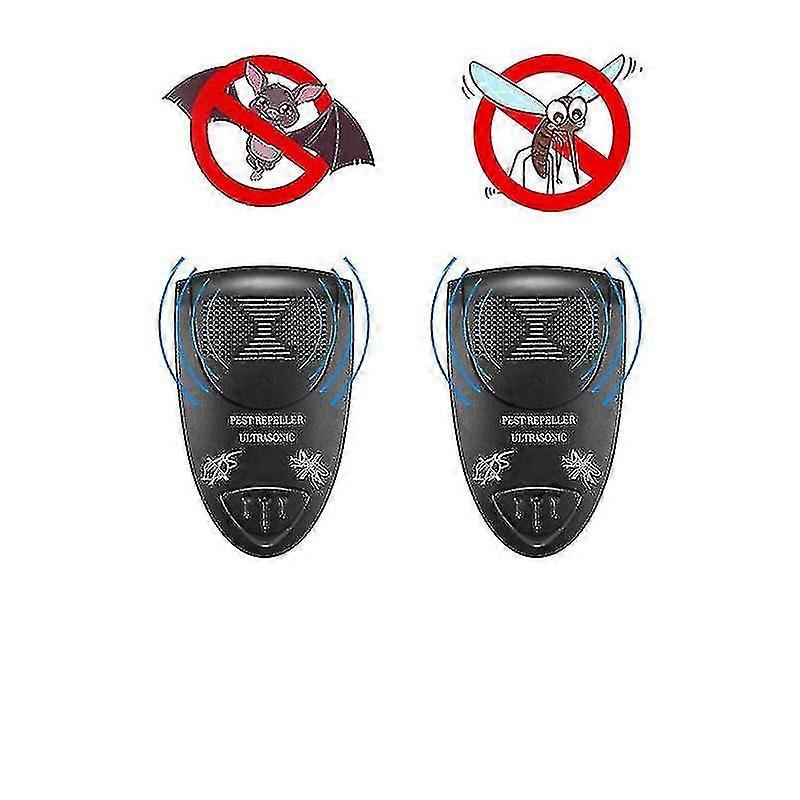 2pcs Ultrasonic Bat Repellent Pack Of Get Rid Of Bats In 72 Hours