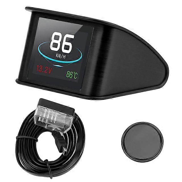 Smart Digital Car Speedometer Temperature Car Electrics RPM Mileage Gauge Hud Display Car P10 OBD Hud Gauge Head Up Display