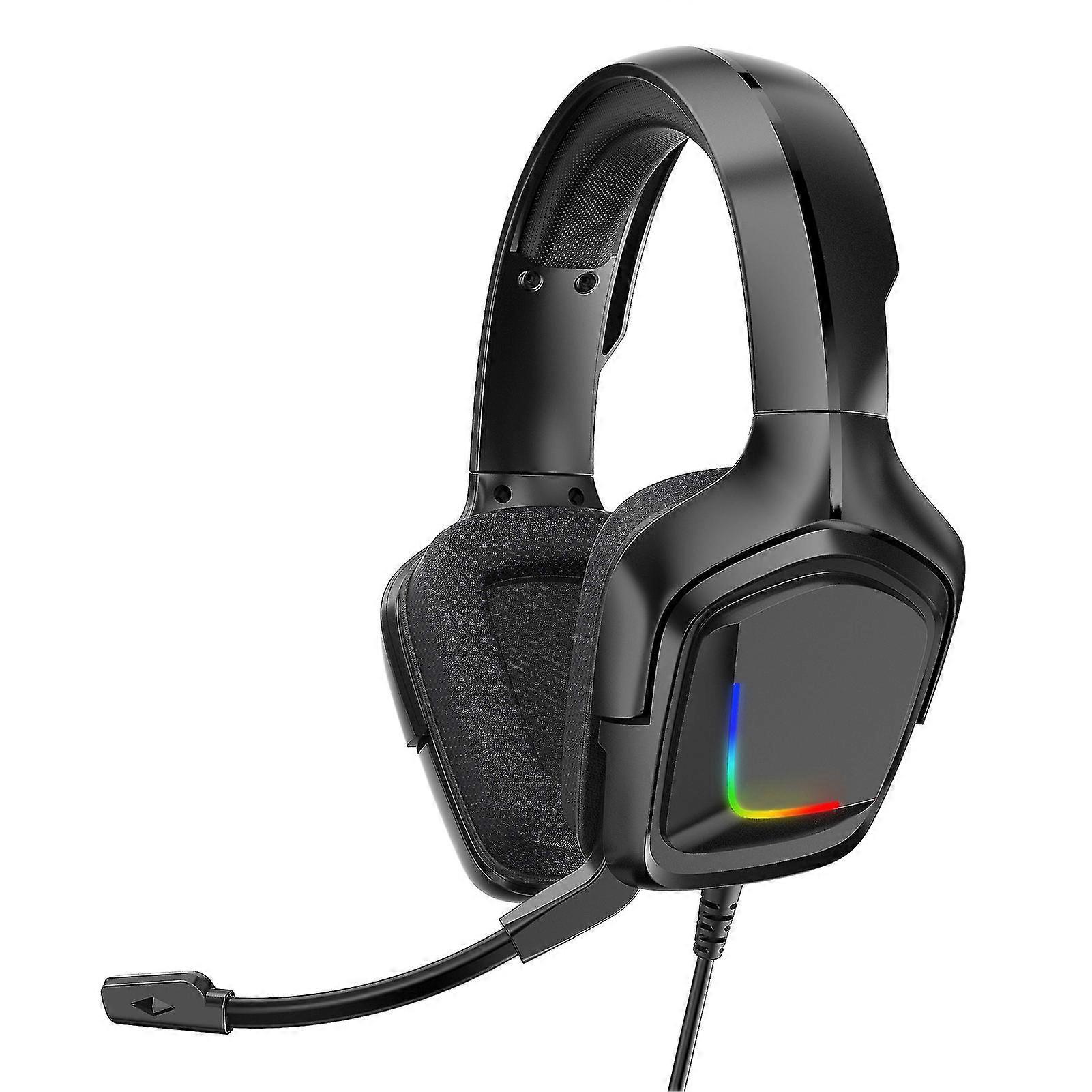 Gaming Headphones Headset Deep Bass Stereo Wired Gamer Earphone Microphone with Backlit for RGB