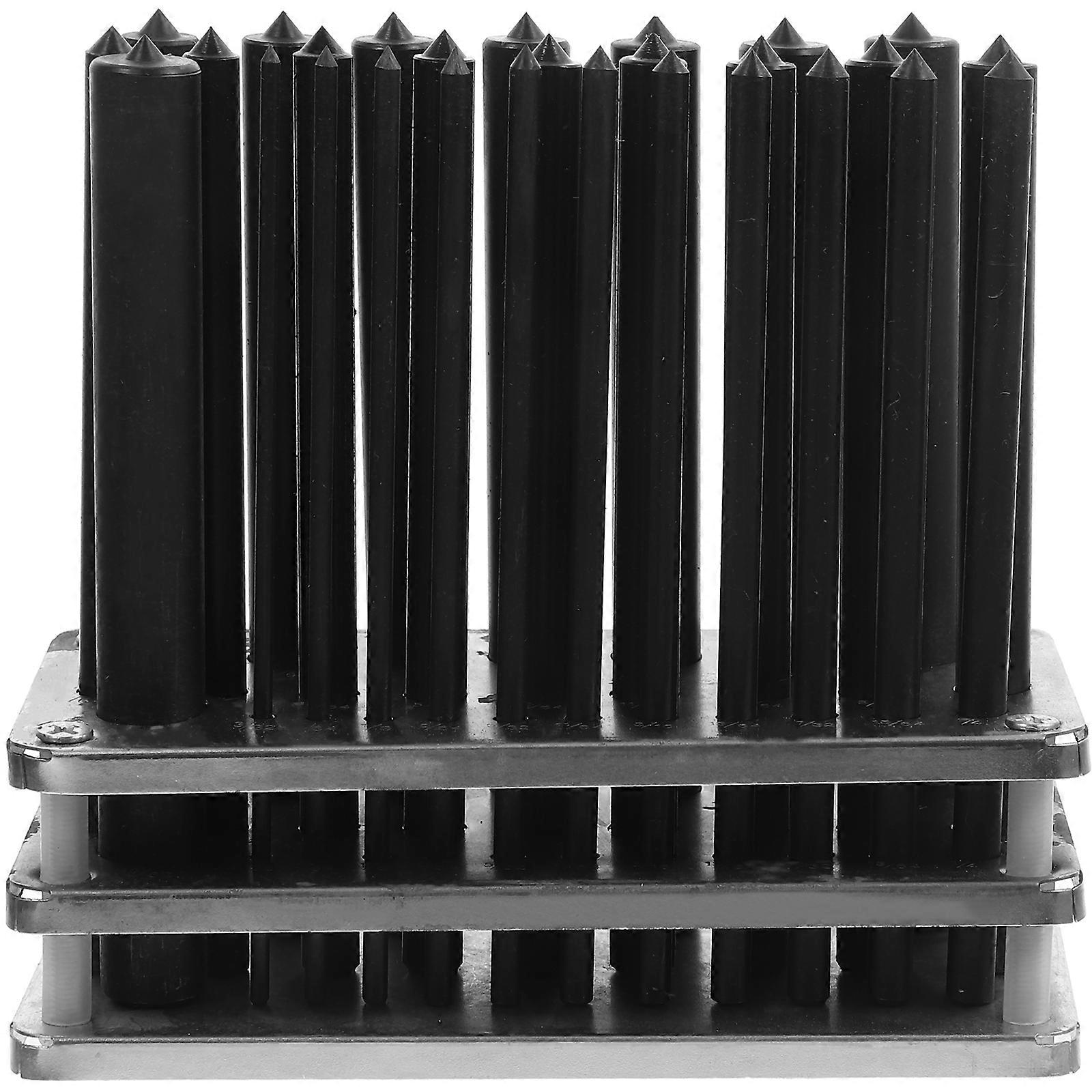 1 set of Non-Slip Positioning Punches Woodworking Cylindrical Punches with Base