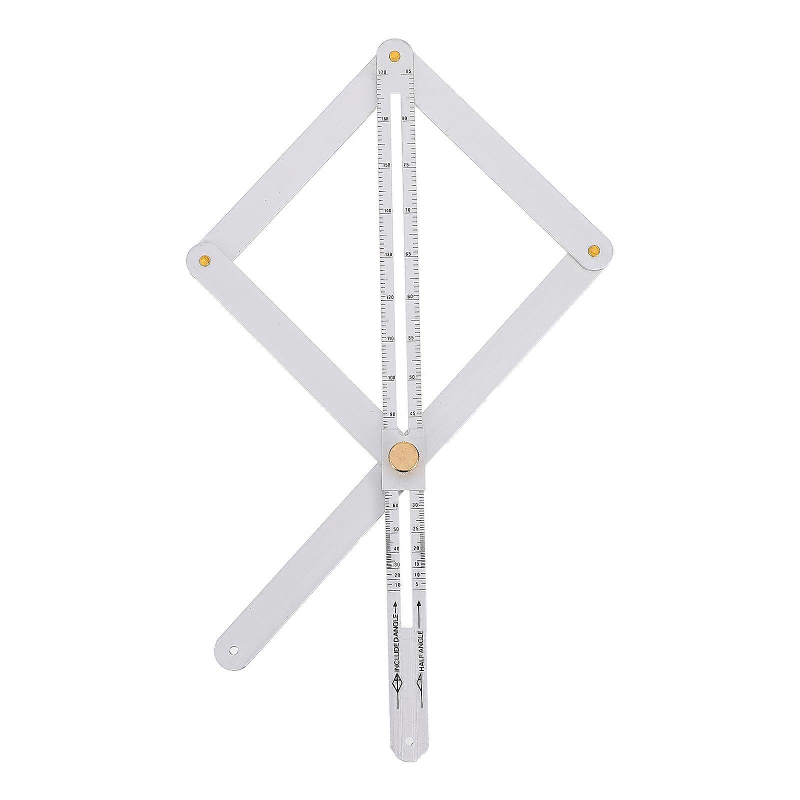 Stainless Steel Wood Working Corner Protractor Angle Finder Angle Ruler