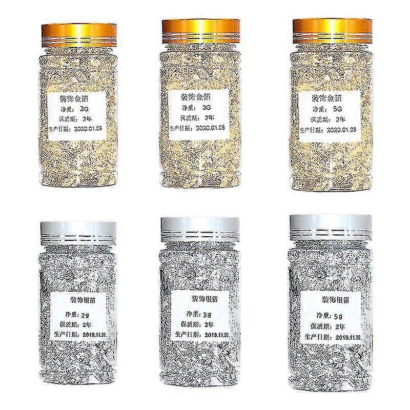 Jedlá trieda Zlatý list Schabin Vločky 24k Zlaté dekoratívne jedlá Umelecké zdobenie