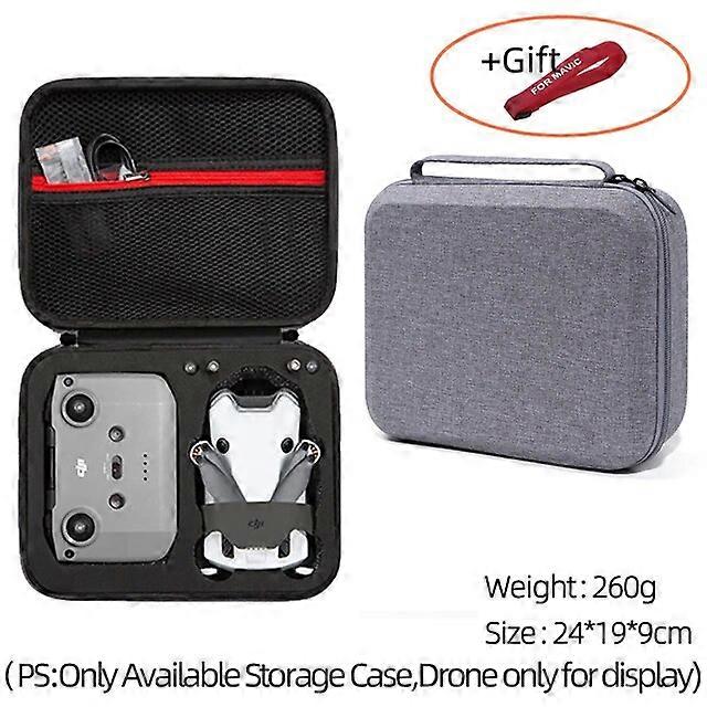 ل DJI Mini 4 Pro حقيبة تخزين صندوق RC-N2 رمادي / أسود حقيبة الجسم حالة الطائرة بدون طيار حقيبة يد محمولة ل DJI Mini 4 Pro الملحقاتملحقات لعبة التحكم عن بعد