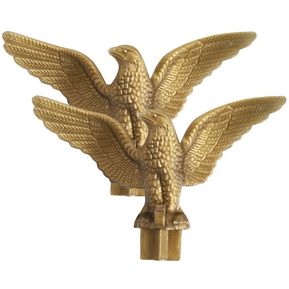 4pcs Plástico Flagpole Eagle Topper Flagpole Eagle Flag Pole Toppers Ornamento