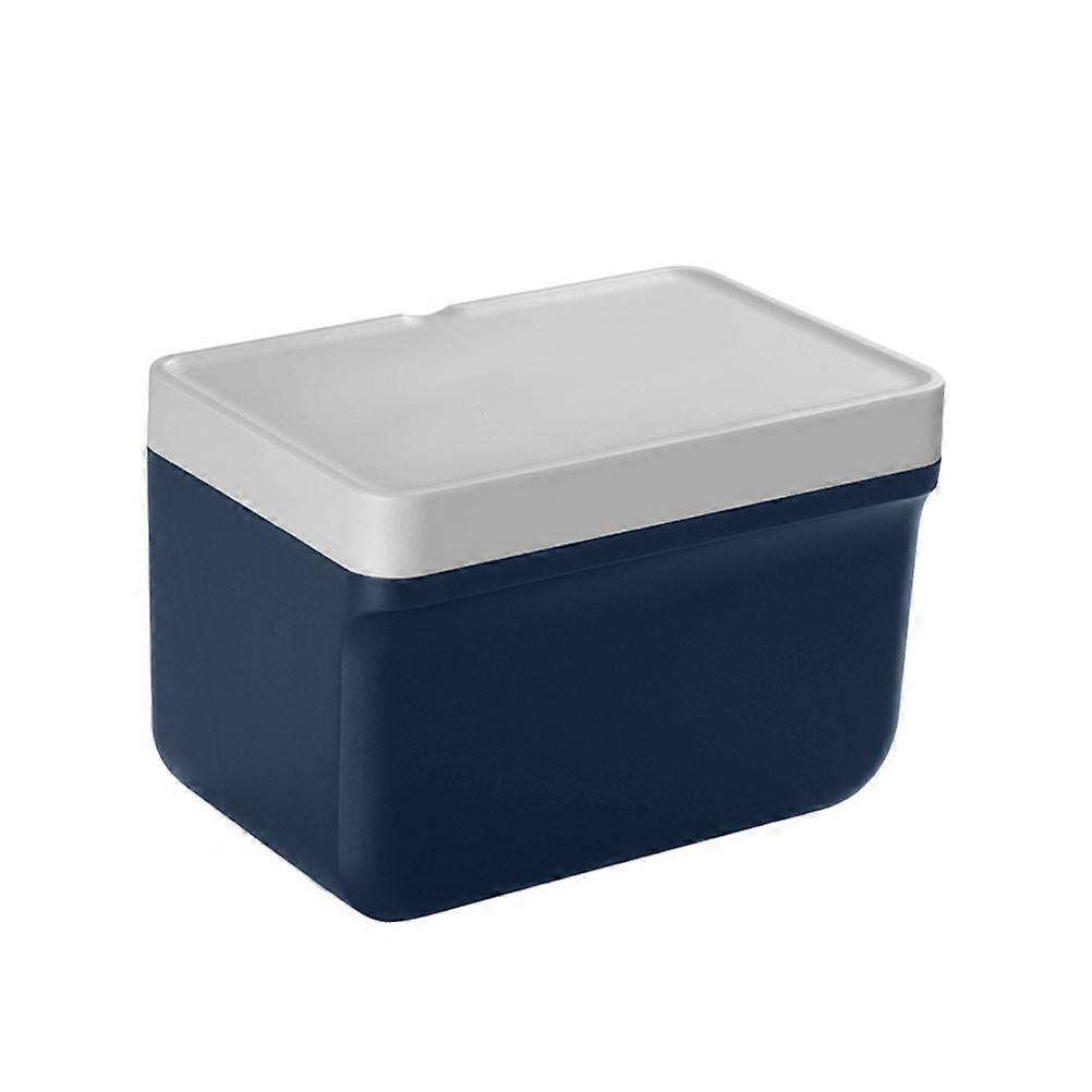 1pcs Toilet Tissue Box PP Free of Punch Tissue Storage Small Box Case Storage Holder for Home (Random Color)