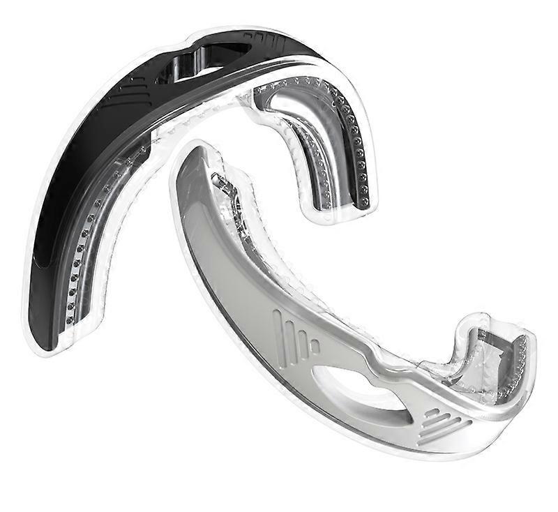 Adjustable Mouth With Silicone Anti-snoring Device Black