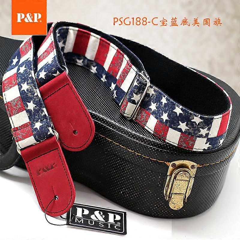 Gitarrrem Basgitarr Axelbälte Justerbar Gitarr Sling Dekorativ Gitarrrem Byte