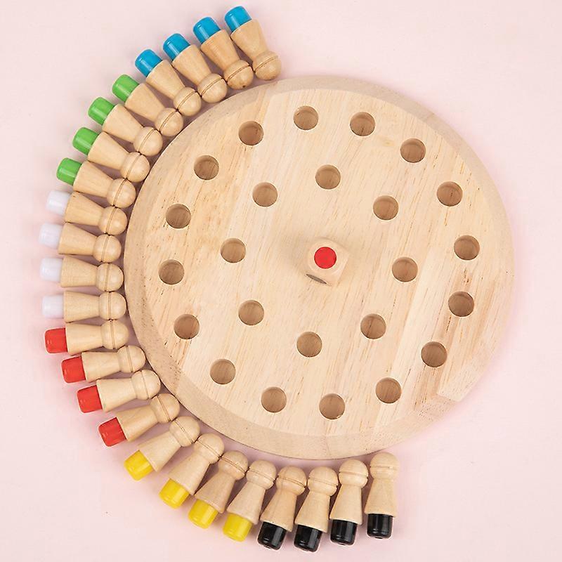 Wooden Desktop Game Chess Memory Chess Children's Educational Toys
