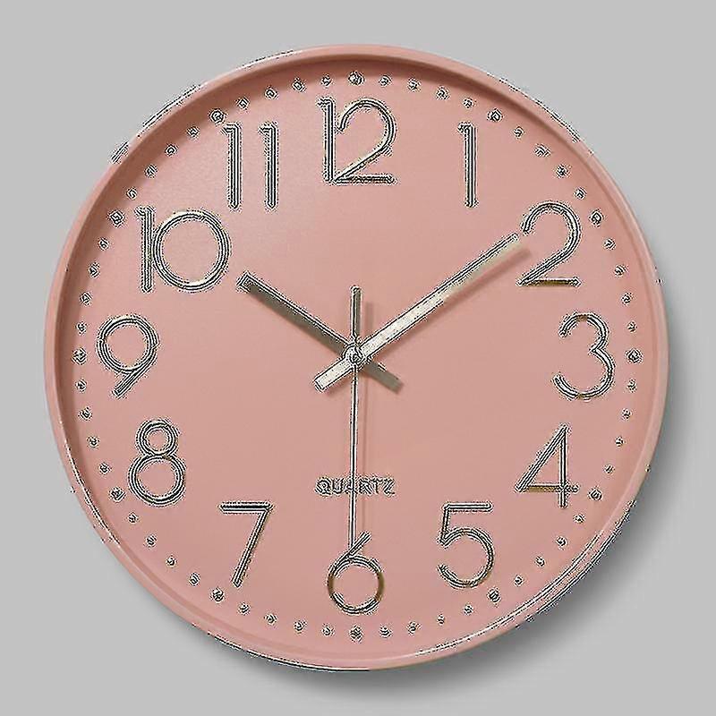 Wall Clock 12-inch Silent Non-ticking Wall Clock