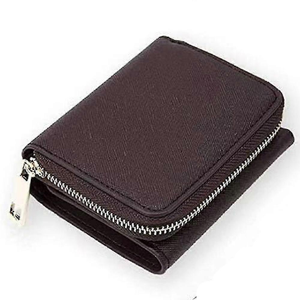 Leather Ladies Wallet Short Multi-card Position First Layer Cowhide(color-5)