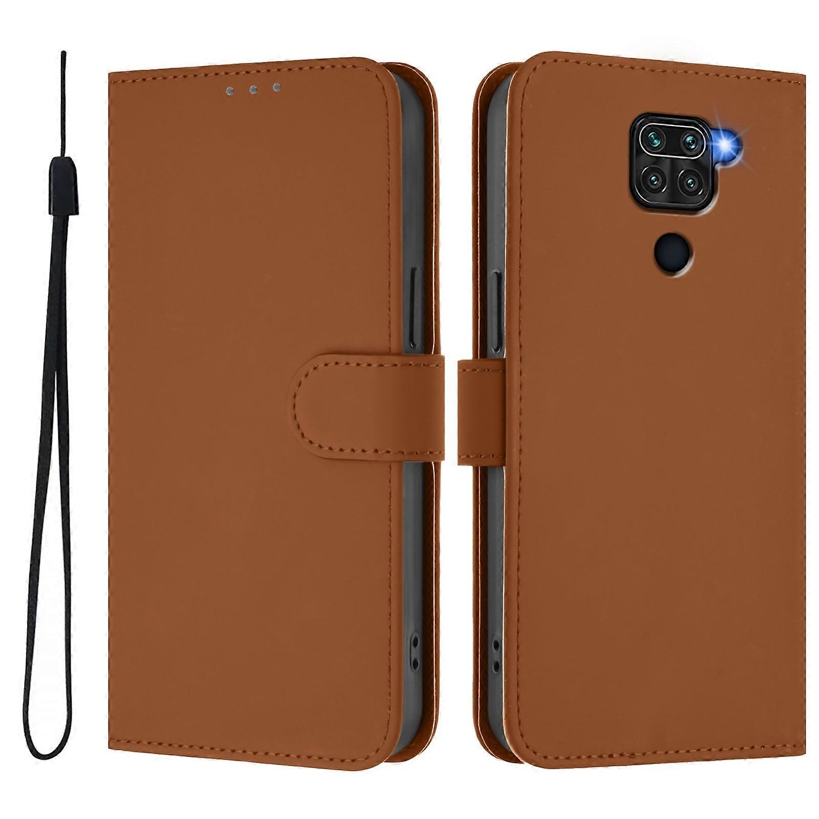 Solid Color PU Case For Redmi Note 9 4G Global / 10X 4G