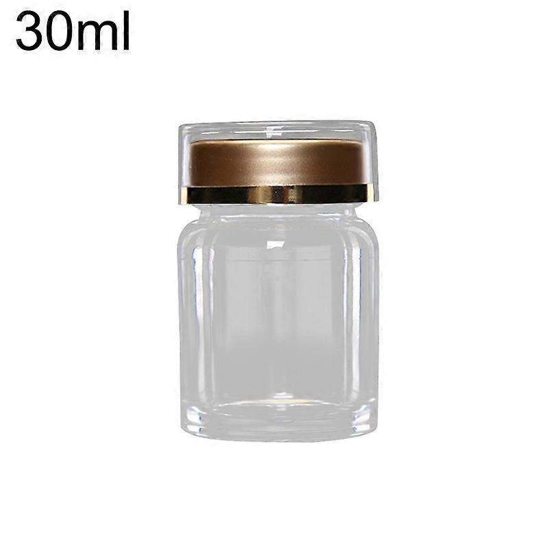 30ml Clear Empty Powder Pills Granular Objects Container Storage Box with lid JIKAIX