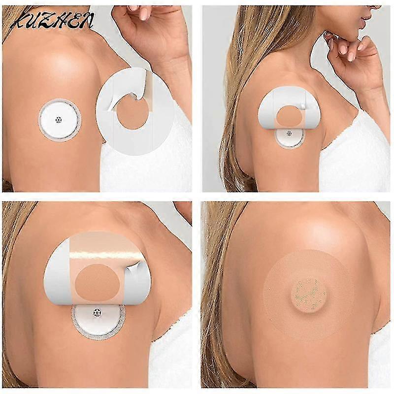5/25 Pcs Patch adhésif Cgm pour Dexcom G6 et Freestyle Libre Patchs adhésifs imperméables à l’eau Papier pré découpé