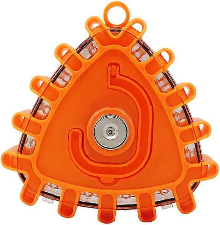 LED Street Light, Emergency Lighting Disc with 9 Flashing Modes, Magnetic Base and Hook, Roadside Flashing Warning Light